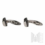 PRL ORNO Silver (0.800), Vintage Design Cufflinks - Warsaw