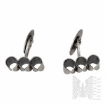PRL ORNO Silver (0.800), Vintage Design Cufflinks - Warsaw