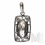 Silver (0.925) Ring &amp; Pendant Set with Soft Openwork Forms