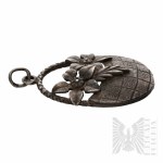 PRL Warmet(?) Silver (0.800), Flower Basket Pendant