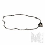 Silver (0.925), Floral Necklace with Convallion Motif