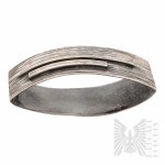 Silver (0.925) Pendant with Simple Geometric Design - Poland