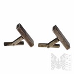 Marcin Zarembski - Silver (0.925), Cufflinks with Amber Accent