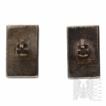 Marcin Zarembski - Silver (0.925), Cufflinks with Amber Accent