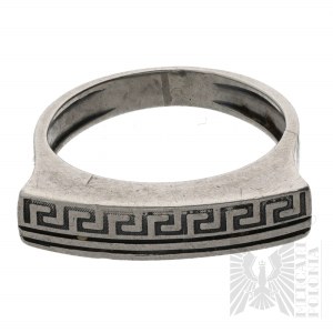 Silver (0.925), Author's Ring with Meander