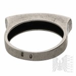 Silver (0.925), Author's Ring with Meander