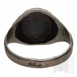 Silver (0.925), Signet in the Old Style - Warsaw, Poland