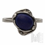 Silver (0.925), Ring with Blue Stone - Warsaw, Poland