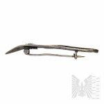 PRL Srebro (0.800) Warmet(?) Kwiecista Broszka - Tulipany - Kraków, Polska