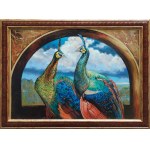 Anita Kuchta Kurasinska, Two Peacocks, 2017