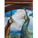 Anita Kuchta Kurasinska, Two Peacocks, 2017