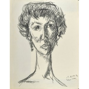 David LAN-BAR / LANDBERG (1912-1987), Büste einer Frau, 1954