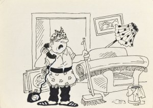 Gwidon MIKLASZEWSKI (1912-1999), Nie mogę przyjść na skata. Muszę odpracować 