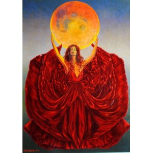 MARIUSZ ZDYBAŁ, RED MOON, 2018