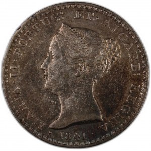Portugal 500 Reis 1841 Silver