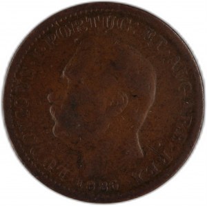 India Portuquese 1/4 de Tanga 1886