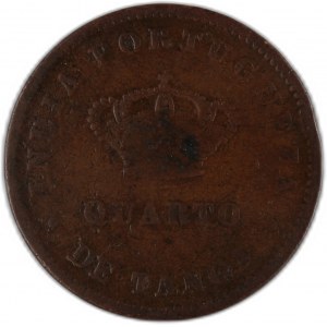 India Portuquese 1/4 de Tanga 1886