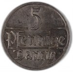 Poland Danzig 5 Pffenig 1923