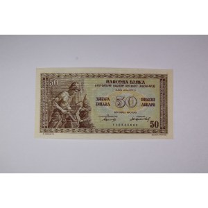 Yugoslavia 50 Dinara 1946