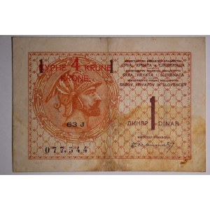Yugoslavia 4 Kronen 1919