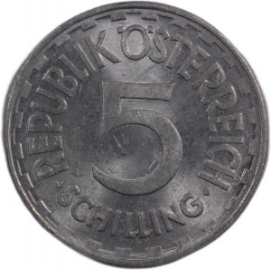 Austria 5 Schilling 1957 RARE