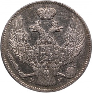 Poland 2 Zlote (30 Kopecks) 1838 MW Silver