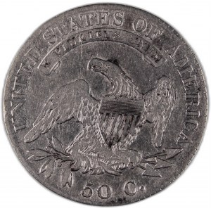 United States 50 Cents (Half Dollar) 1819/8 Silver