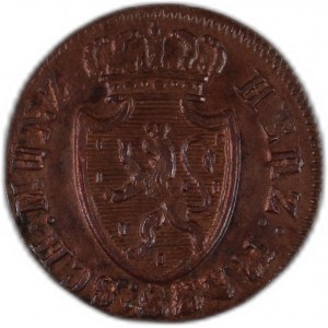 Germany Nassau 1/4 Kreuzer 1822