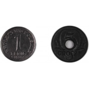 Poland Lot of 2 Coins 1918-1939