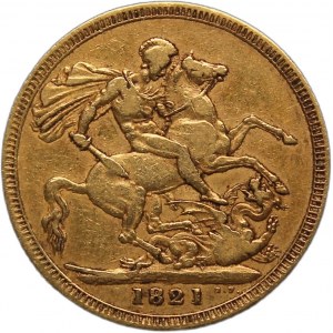 Great Britain 1 Sovereign 1821 Gold