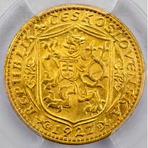 Czechoslovakia 1 Dukat 1927 Gold