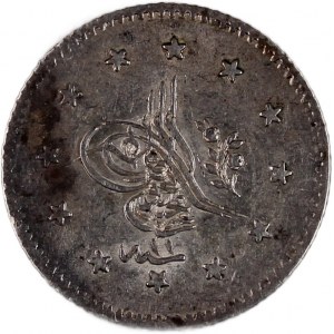 Turkey Ottoman Empire 1 Kurush 1849 (AH1255/11) Silver