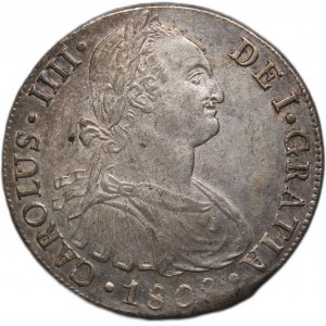 Peru Lima 8 Reales 1808 JP Silver