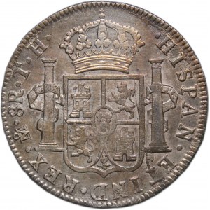 Mexiko 8 realov 1808 TH Striebro
