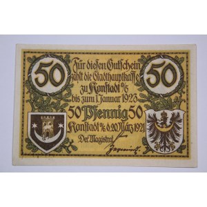 Poland Wotczyn Notgelds 50 Pfenning 1921-23