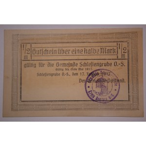 Poland Posen Notgeds 1/2 Mark 1917