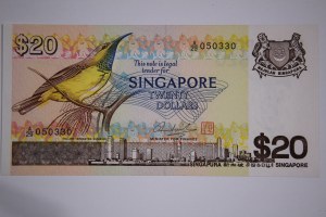 Singapore 20 Dollars 1979