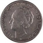 Netherlands 2 1/2 Gulden 1937 Silver