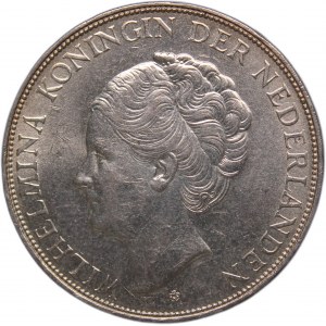 Netherlands 2 1/2 Gulden 1939 Silver