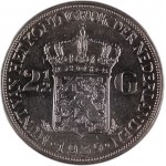 Netherlands 2 1/2 Gulden 1939 Silver