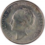 Netherlands East Indies 2 1/2 Gulden 1943 D Silver