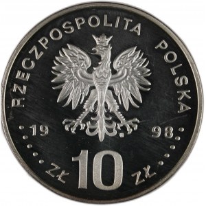 Poland 10 Zlotych 1998 Silver