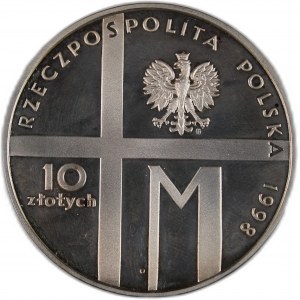 Poland 10 Zlotych 1998 Silver