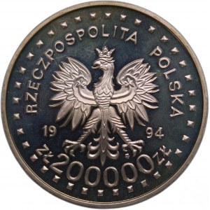 Poland 200000 Zlotych 1994 Silver