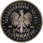 Poland 200000 Zlotych 1994 Silver