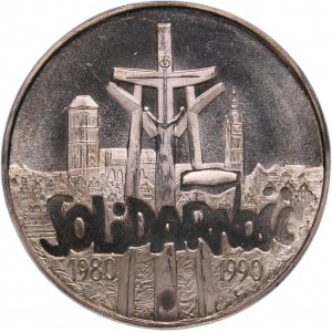 Poland 100000 Zlotych 1990 Silver