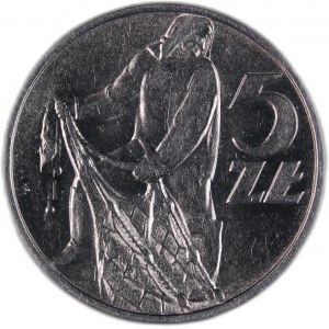 Poland 5 Zlotych 1974 MW