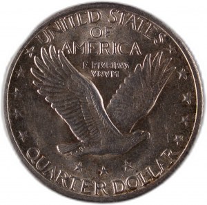 United States Liberty 25 Cents 1925 Silver