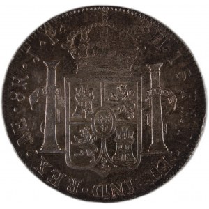 Peru 8 Reales 1816 JP Silver