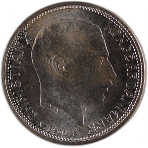Denmark 2 Kronor 1930 N Silver